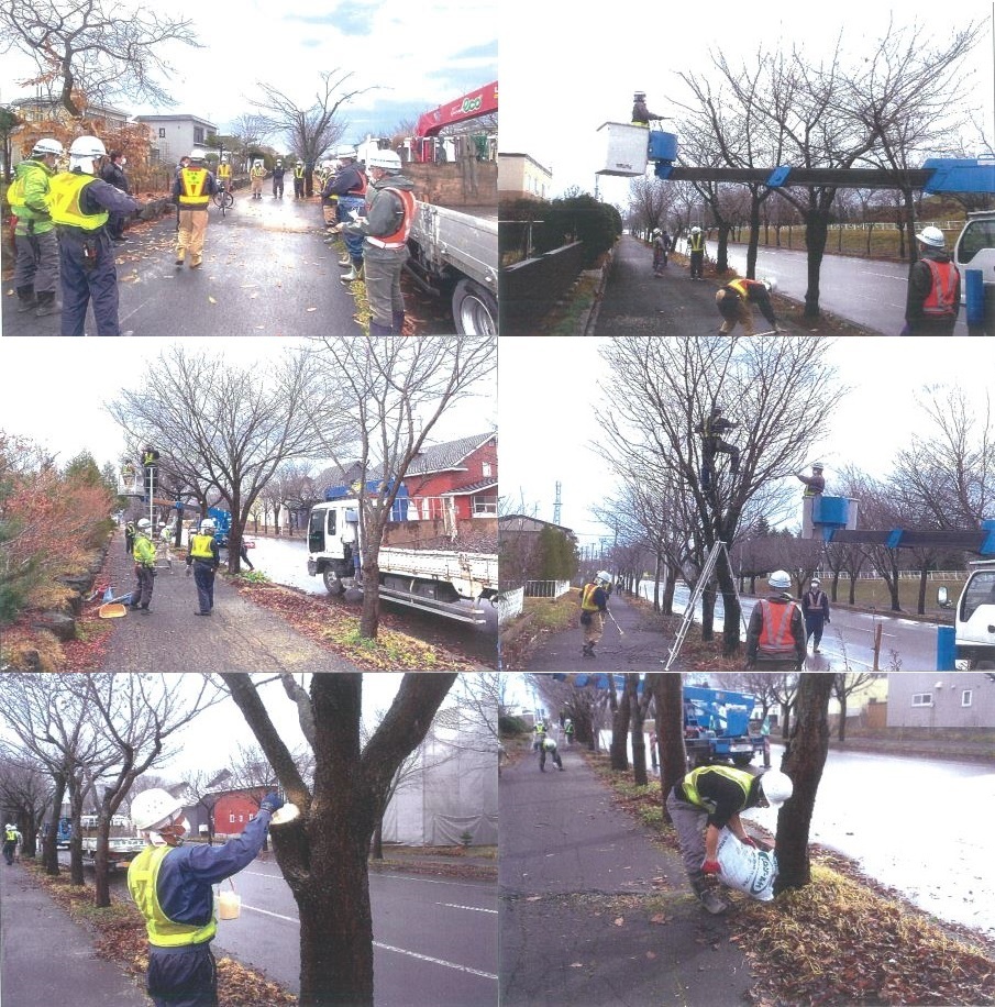 作業状況の写真