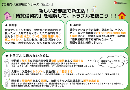 若者向け注意喚起シリーズ10号 オモテ面の画像