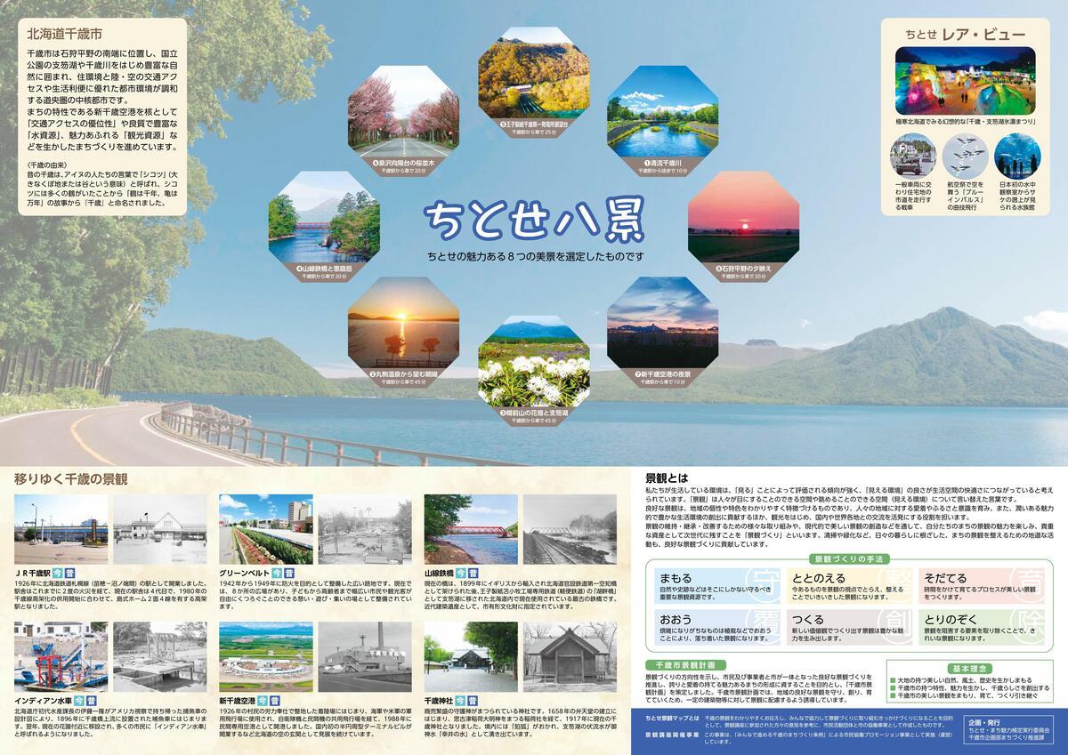 ちとせ景観マップ(裏)の画像