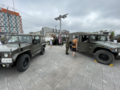 自衛隊展示車両の写真