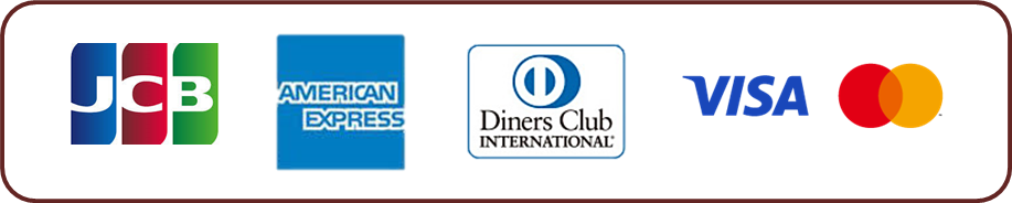 利用可能なクレジットカードのマーク一覧の画像