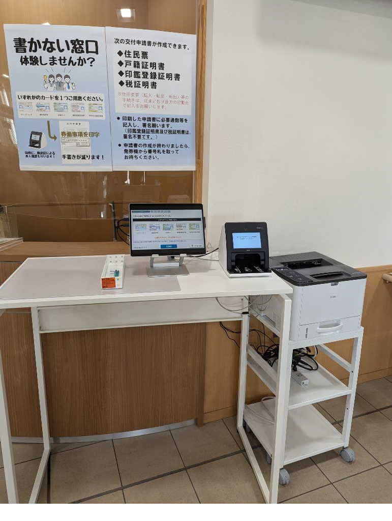 写真 窓口のようす