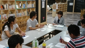 写真 まちづくりインタビューのようす4