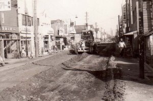 昭和33年 新橋維持工事の写真