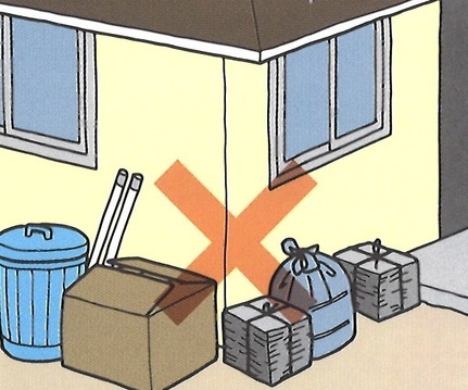 放火火災防止対策のイラスト4