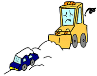 除雪のイラスト3