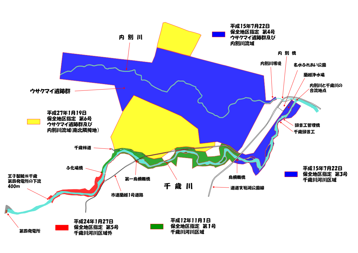 第1種自然環境保全地区全域マップ