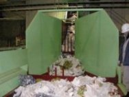 受入ホッパ及び受入コンベヤの写真