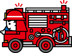 消防車のイラスト