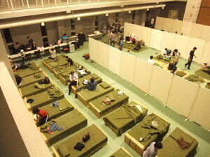 北海道胆振東部地震のようす1