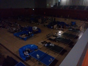 北海道胆振東部地震のようす2