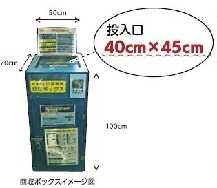 回収ボックスイメージ図のイラスト