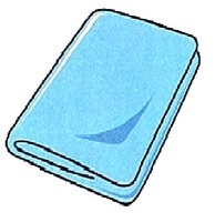 ブルーシートのイラスト