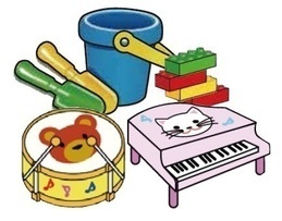 おもちゃ類のイラスト