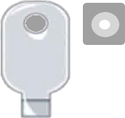 分離型ストーマ袋のイラスト