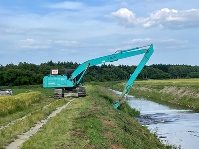 土砂除去の写真