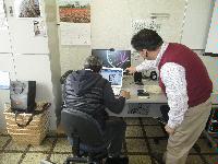 パソコン講習の写真