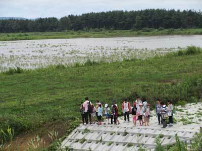 まちなか探検の写真 2日目のようす1