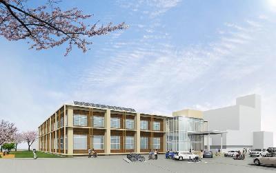 第2庁舎正面外観イメージ画像