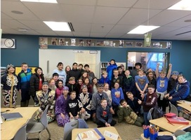 サンドレイク小学校での写真2