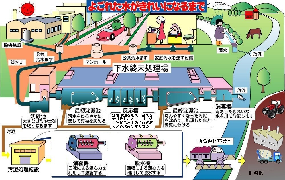 処理工程のイラスト