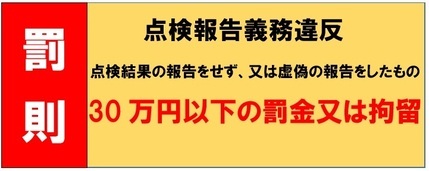 点検報告義務違反の説明画像