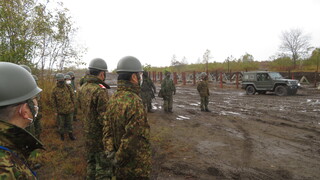 R3.10.21-1 北部方面隊総合戦闘力演習訓練視察.JPG
