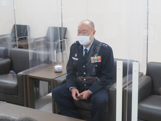 12月22日 第2航空団司令兼千歳基地司令 柳享範 空将補.JPG