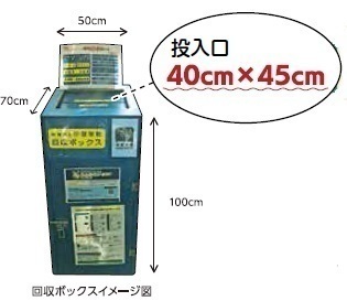回収ボックスイメージ図のイラスト