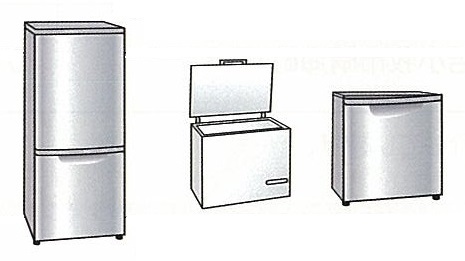 冷蔵庫のイラスト