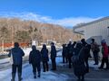 出発前オジロワシを発見