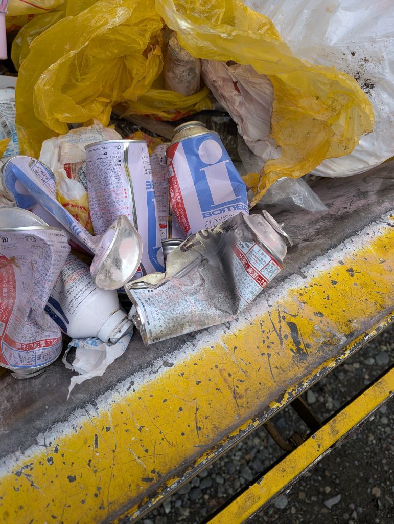 火元となったスプレー缶