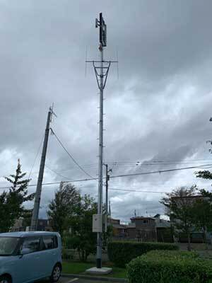 屋外放送塔の写真