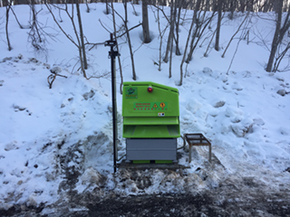 路面凍結防止設備の写真