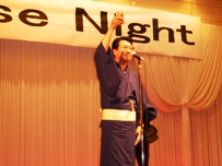 山口市長の英語スピーチと「カンパイ！」で Chitose Night が幕開け