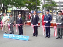 夏祭り開会式でのテープカット