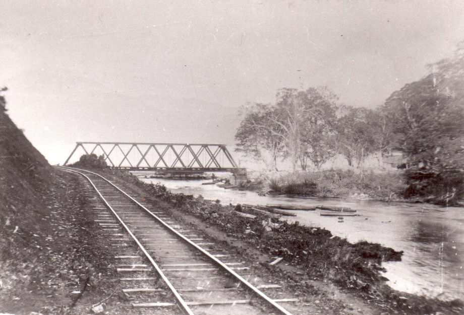 大正11年  山線木橋の写真（写真：1）