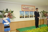 ｳｪﾙｶﾑﾊﾟｰﾃｨｰのようす（山口市長の歓迎あいさつ）