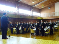 協議会の発展を願い「乾杯！」