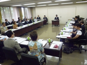 第１回総合計画審議会の開会のようす