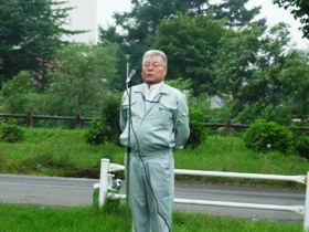 清流と緑を守る会  片野時夫会長のごあいさつ