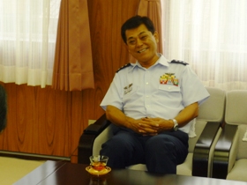 ７月２６日にご着任された齊藤北部航空方面司令官
