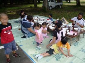 子ども神輿がんばりました