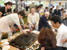 地域の皆さんと懇談