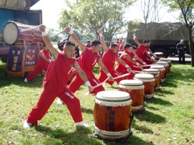 お祭りに華を添える太鼓の響き