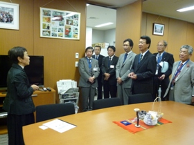 相原久美子参議院議員と面談（参議院議員会館６１１号室）