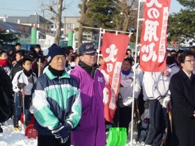 小渕駐屯地司令をはじめとする陸上自衛隊東千歳駐屯地の皆さん1