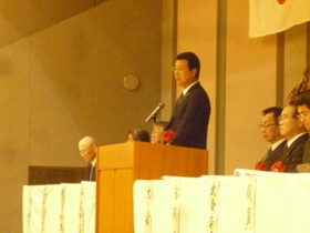 山口市長来賓祝辞