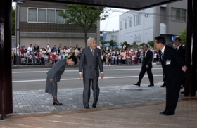 お出迎えの様子