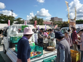 地元産農産物がいっぱい